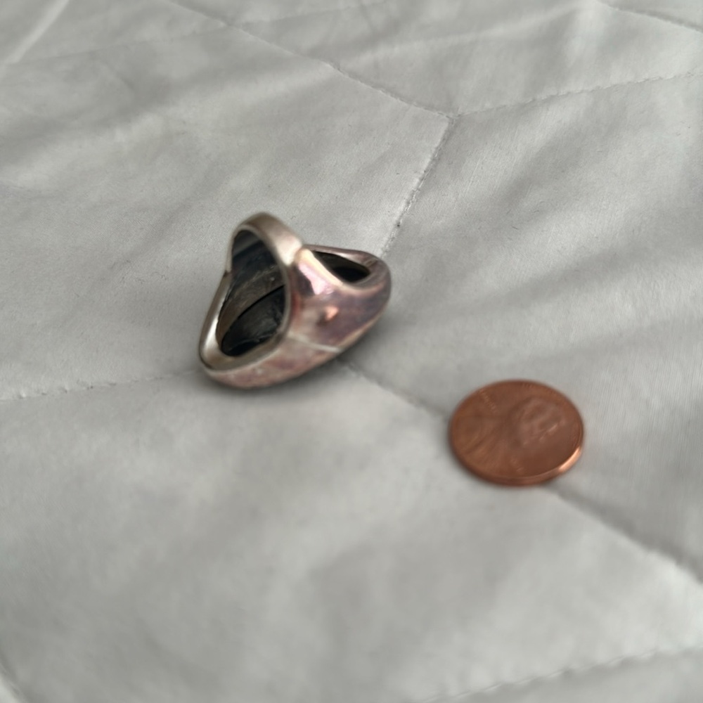 Large Stone Ring - image 4